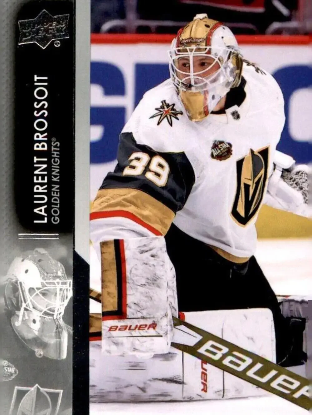 2021-22 Upper Deck Extended Series Laurent Brossoit Golden Knights Hockey Card #